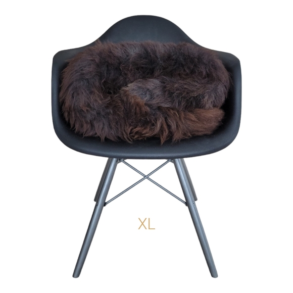 XL Brown Sheepskins 100%Genuine Sheepskin fur rug or chair throw - Picture 2 of 15